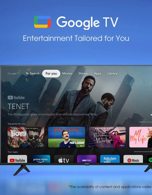 Load image into Gallery viewer, 43-Inch Class A6 Series Dolby Vision HDR 4K UHD Google Smart TV (43A6H)
