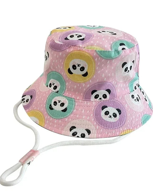 Load image into Gallery viewer, New Panama Summer Baby Girls Hat Beach Sun Cap Travel Boys Fisherman Cap Outdoor Children Bucket Hats Cotton Toddler Baby Hats
