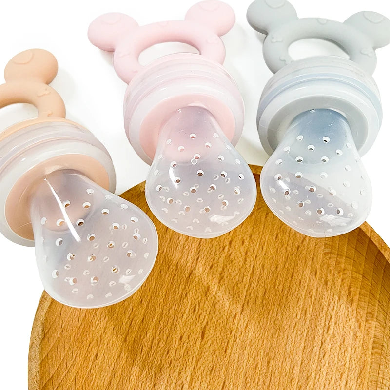 1Pcs Silicone Baby Fresh Fruit Feeder Teether Nutrition Feeder for Baby Food Feeder Fruit Pacifier Baby Soother Teether Toys