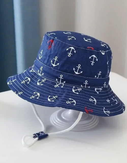 Load image into Gallery viewer, New Panama Summer Baby Girls Hat Beach Sun Cap Travel Boys Fisherman Cap Outdoor Children Bucket Hats Cotton Toddler Baby Hats
