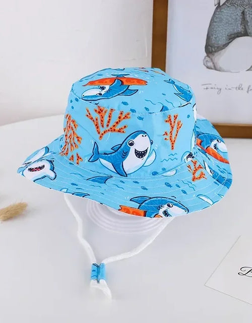 Load image into Gallery viewer, New Panama Summer Baby Girls Hat Beach Sun Cap Travel Boys Fisherman Cap Outdoor Children Bucket Hats Cotton Toddler Baby Hats
