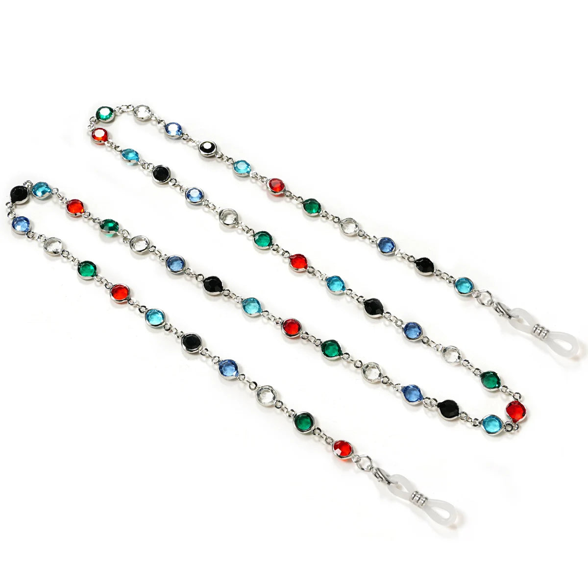 Eyeglass Chains for Women- Chic Sunglasses Crystal Chains for Women -  Eyeglass Holders Beaded String Metal Cords