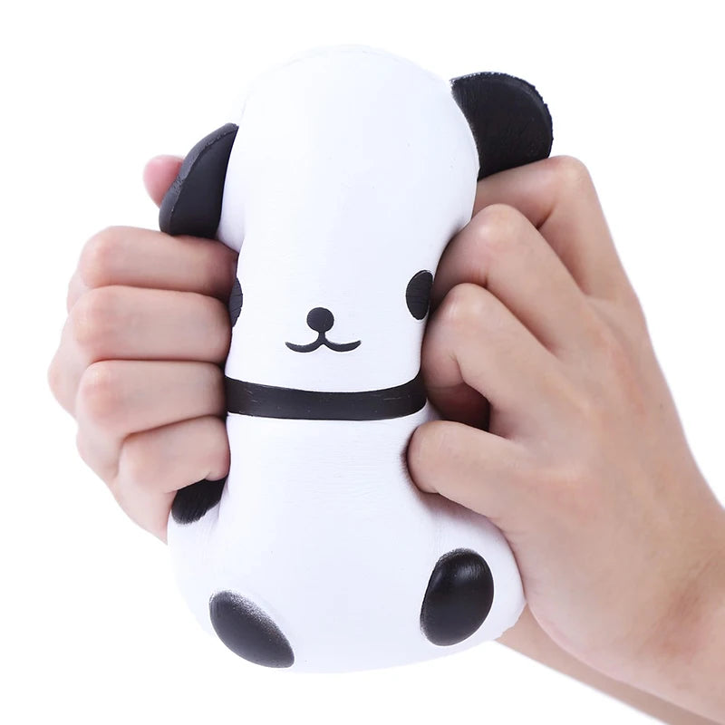 New Jumbo Kawaii Panda Squishy Slow Rising Creative Animal Doll Soft Squeeze Toy Bread Scent Stress Relief Fun for Kid Xmas Gift