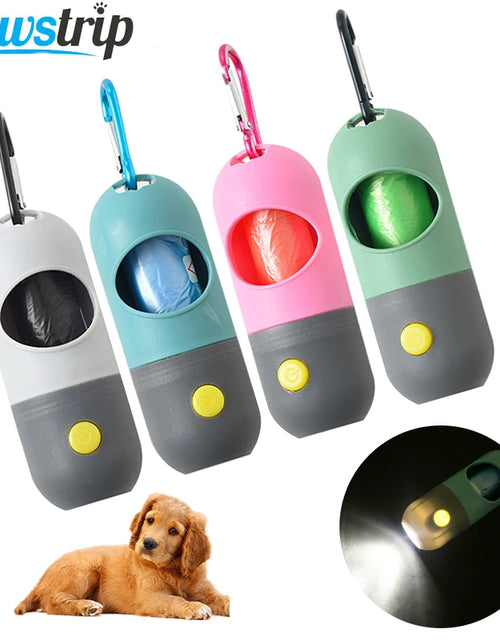 Load image into Gallery viewer, Led Light Pet Waste Bag Dispenser for Dogs Cats Dog Poop Scooper Bags Waste Bags Holder Dispensers Pet Clean Accessories
