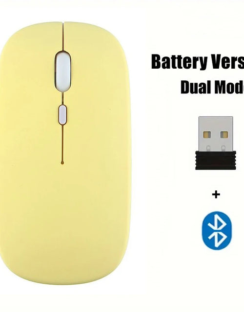 Load image into Gallery viewer, Portable Wireless Mouse Bluetooth-compatible 2.4GHz Dual Modes Computer Mice with Nano Receiver for Notebook PC Laptop Macbook
