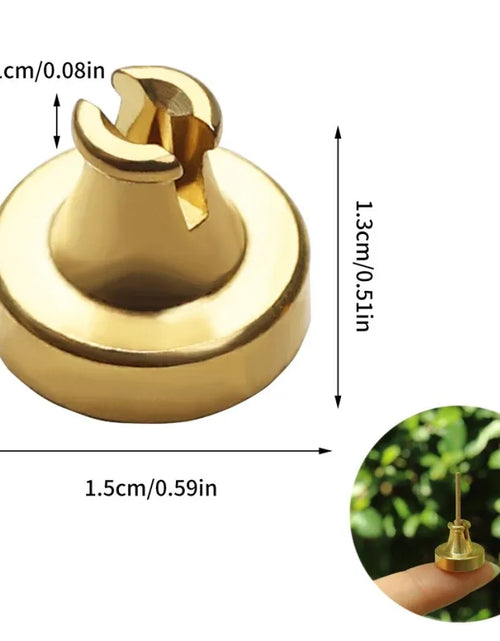 Load image into Gallery viewer, New 1PC Alloy Incense Burner Stick Holder Plate Buddhism Lotus Censer Bronze Nasturtium Incense Burner
