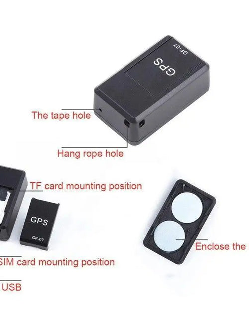 Load image into Gallery viewer, Mini GPS Tracker Long Standby Magnetic SOS Tracker Locator 2G Network Voice Recorder System For Car Children Tracking Device
