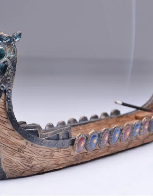 Load image into Gallery viewer, Dragon Boat Incense Stick Holder
