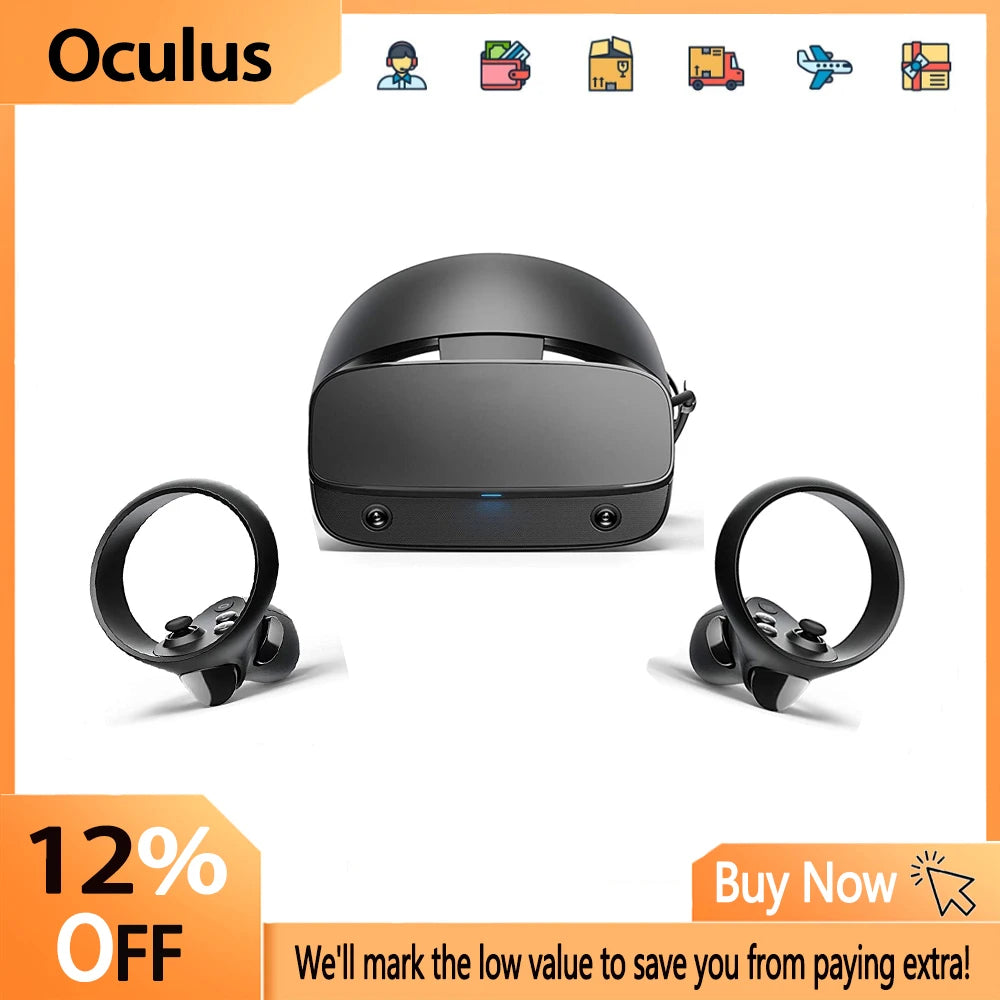 For Oculus Rift S VR glasses Advanced immersive experience Virtual reality headset display Panorama game console