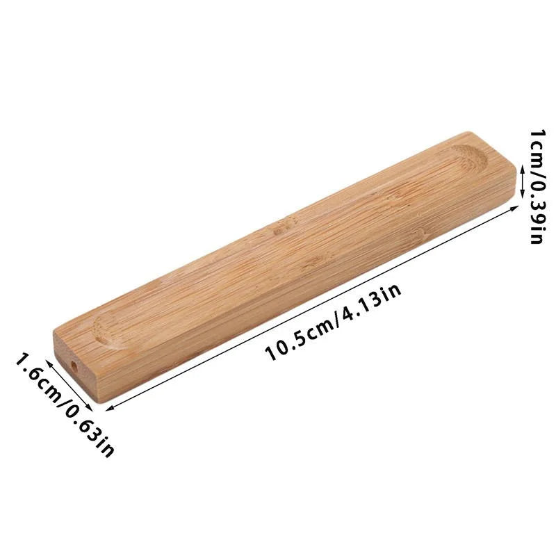 Useful Bamboo Material Stick Plate Incense Holder Fragrant Ware Stick Incense Burner bamboo line incense burner