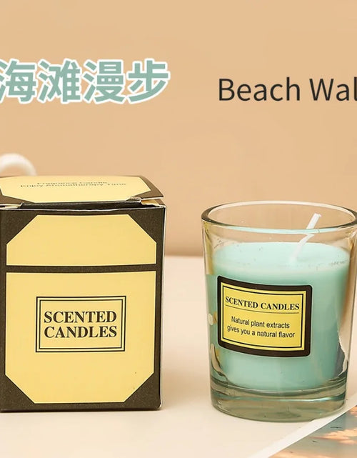 Load image into Gallery viewer, 1 clear glass windproof scented candle
