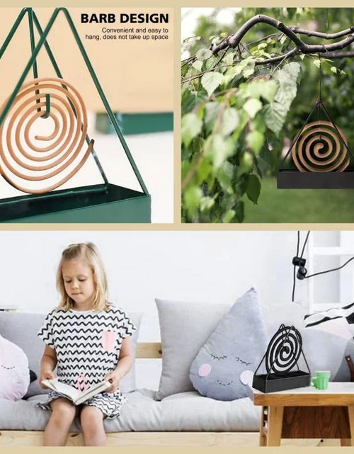 Load image into Gallery viewer, Mosquito Coil Holder Creative Triangle Mosquito Incense Box Sandalwood Incense Holder Tray Incense Smoke Box Incense Burner Tray
