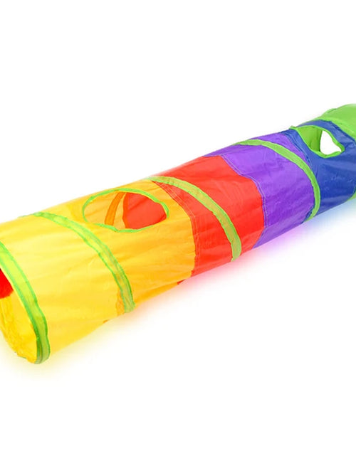 Load image into Gallery viewer, Cat Tunnel Pet Tube Collapsible Play Toy Indoor Outdoor Kitty Puppy Toys for Puzzle Exercising Hiding Training
