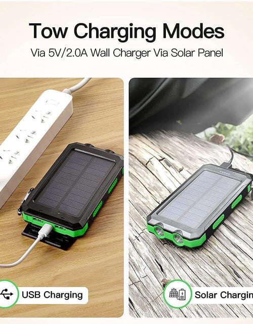 Load image into Gallery viewer, Super 20000Mah USB Portable Charger Solar Power Bank for Iphone Cell Phone 2023
