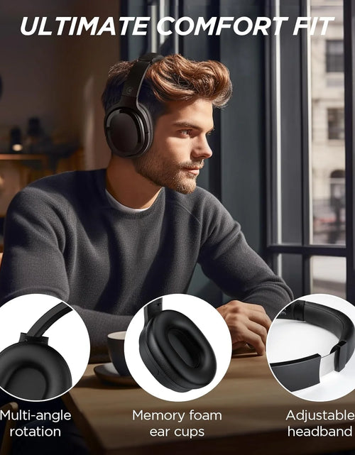 Load image into Gallery viewer, Hybrid Active Noise Cancelling Headphones Wireless over Ear Bluetooth Headphones Wireless Headphones with Deep Bass, Clear Calls, Comfortable Fit, 30H, Bluetooth 5.2
