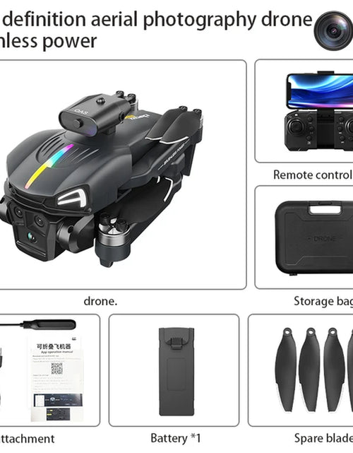 Load image into Gallery viewer, C15 Pro Mini Drone 4K Professional FPV Aircraft Quadcopter Obstacle Brushless RC Helicopter 8K Drone Camera 20Km Remote Control
