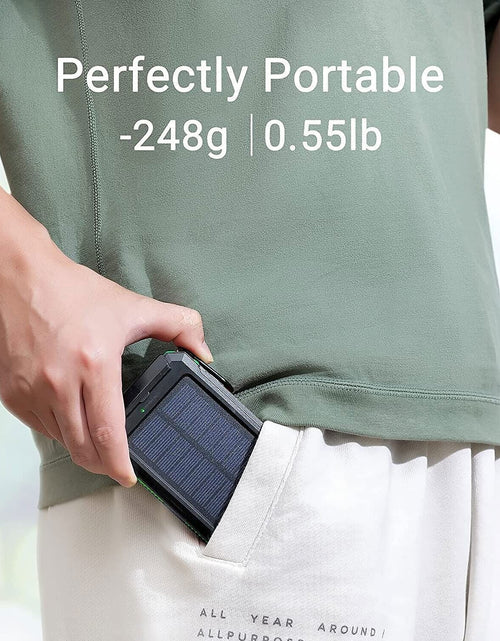 Load image into Gallery viewer, Super 20000Mah USB Portable Charger Solar Power Bank for Iphone Cell Phone 2023
